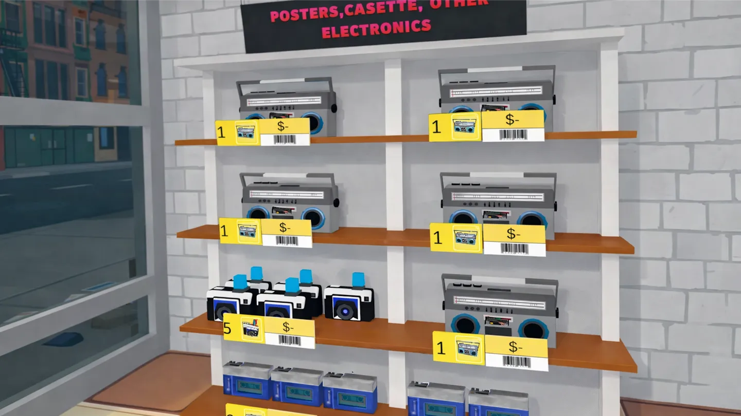 Meta Quest 游戏《复古录像带商店模拟器》Retro Video Store Simulator 4