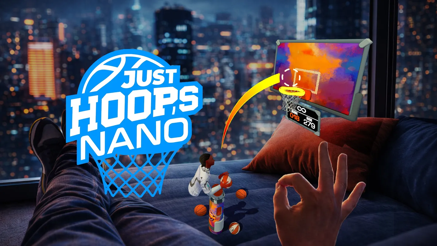 Meta Quest 游戏《指尖篮球》Just Hoops Nano 1