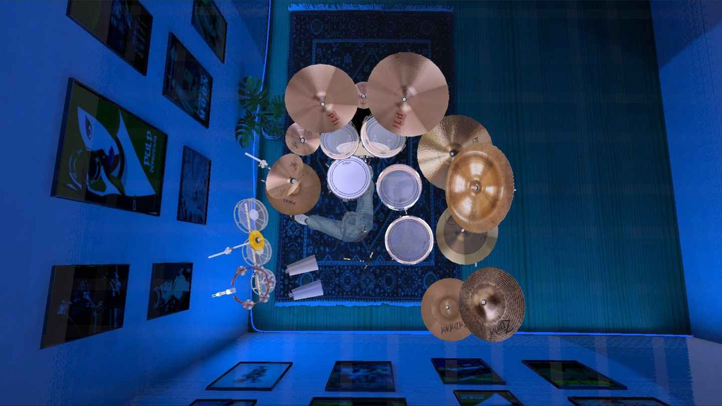Oculus Quest 游戏《VR 鼓 终极玩家》VR Drums Ultimate Streamer 2