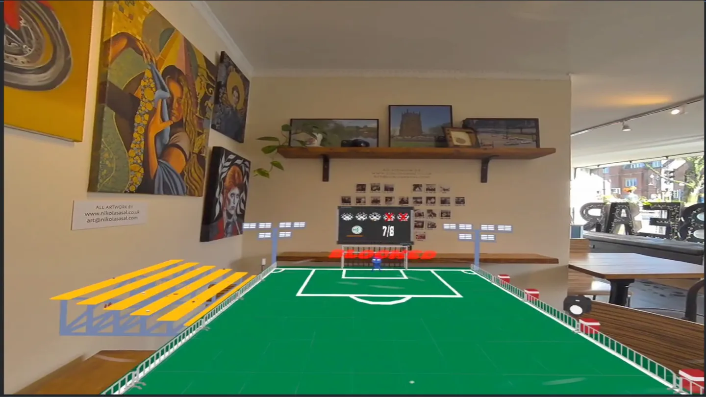 Meta Quest 游戏《桌面点球大战》Tabletop Penalty Shootout 2